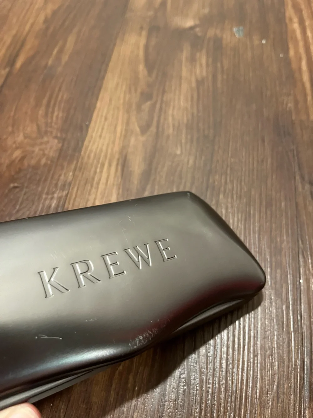 KREWE Sunglasses Hard Case Black Clamshell Microfiber